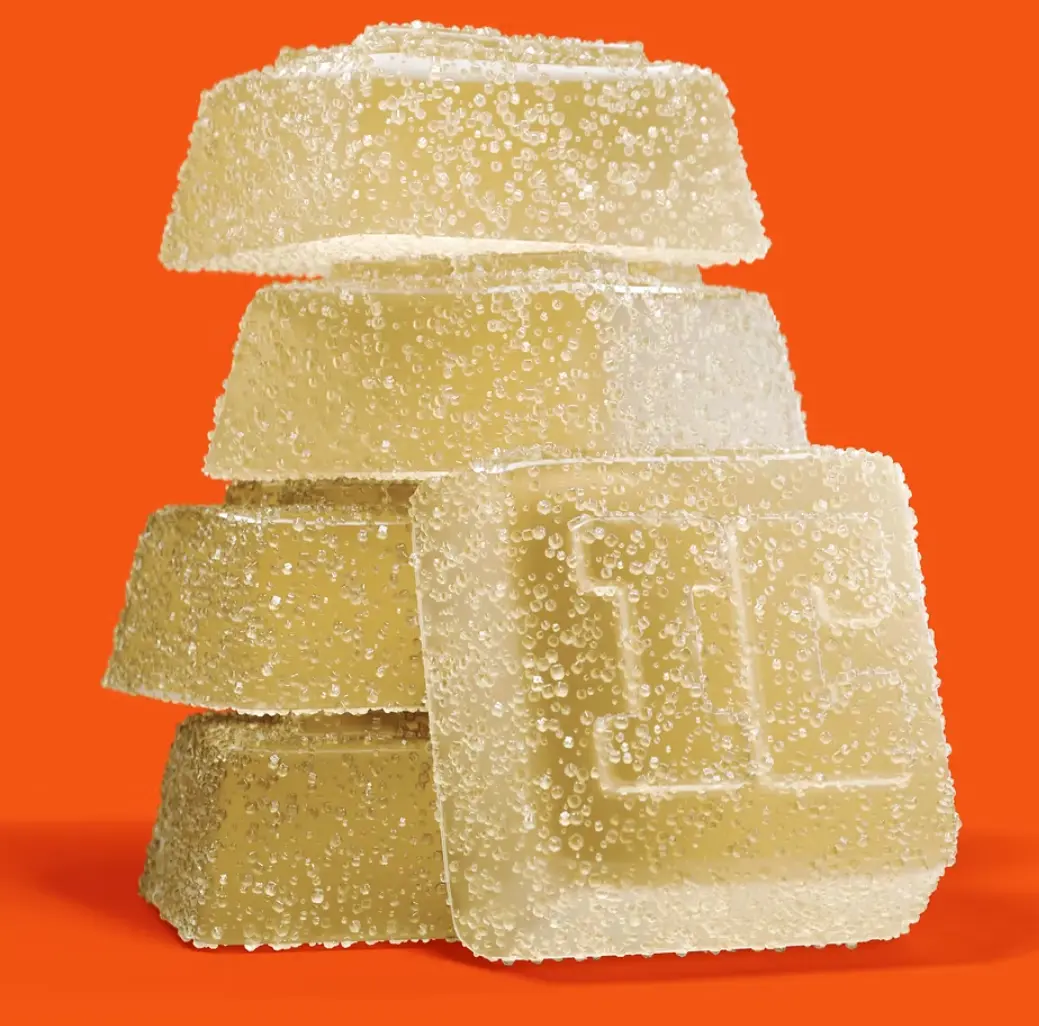 IC COLLECTIVE TANGERINE LEMONADE LIVE ROSIN GUMMIES 100MG 5 PK - 100 mg - 5 Pack