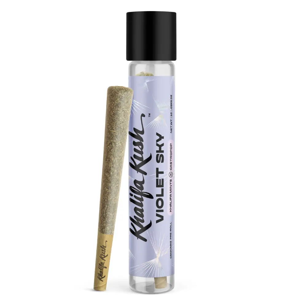 Khalifa Kush Violet Sky Hand-Rolled Pre-Roll - 1g