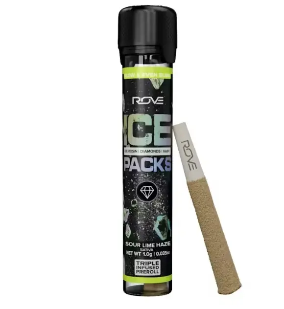 ROVE SOUR LIME HAZE TRIPLE INFUSED PRE-ROLL 1G - 1 g