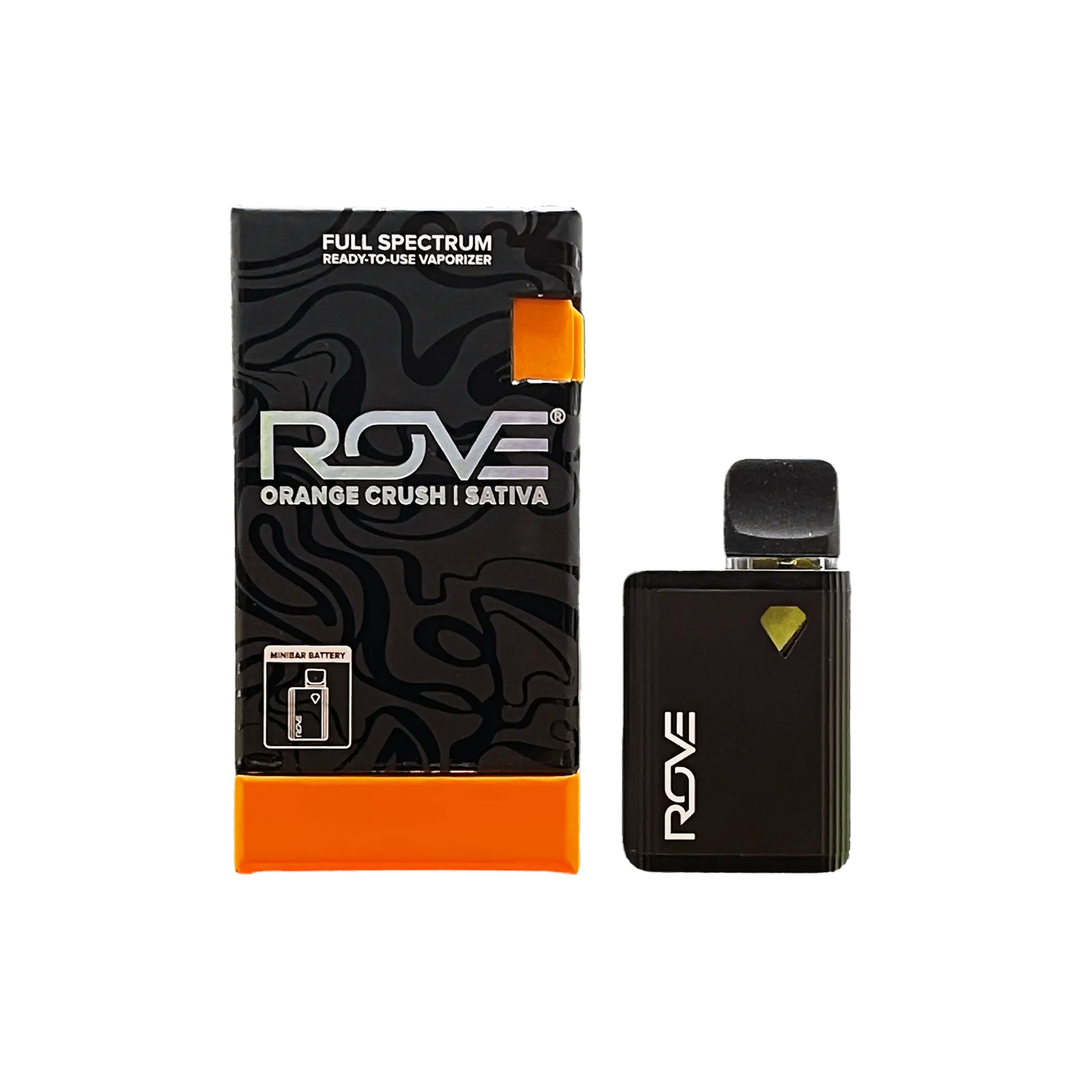 ROVE ORANGE CRUSH LIVE RESIN DIAMONDS ALL-IN-ONE MINI-BAR VAPE 0.5G - 0.5 g
